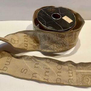 Vintage Princess Ribbon, Fabric Wired Ribbon 2.5 in x 8 yards